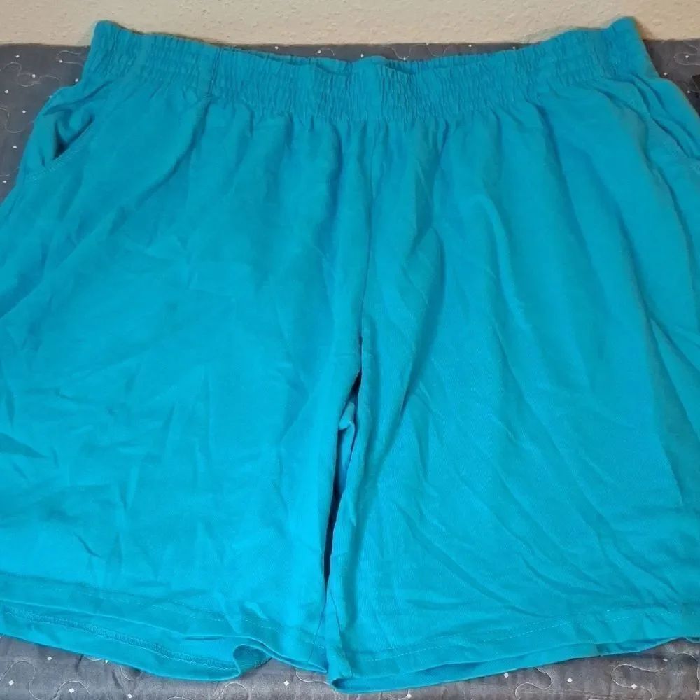 Woman Within Vibrant Blue Shorts size 22/ 24